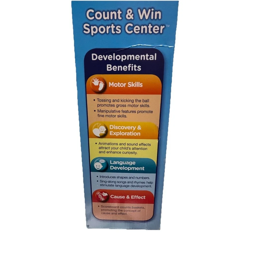 NIP VTech Count & Win Sports Center Basketball Soccer Activity Toy 12-36 Months